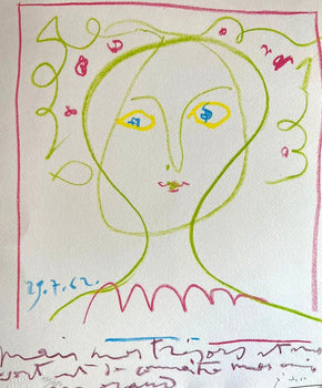 Pablo Picasso Lithograph Coa Signed Numbered Limited 180