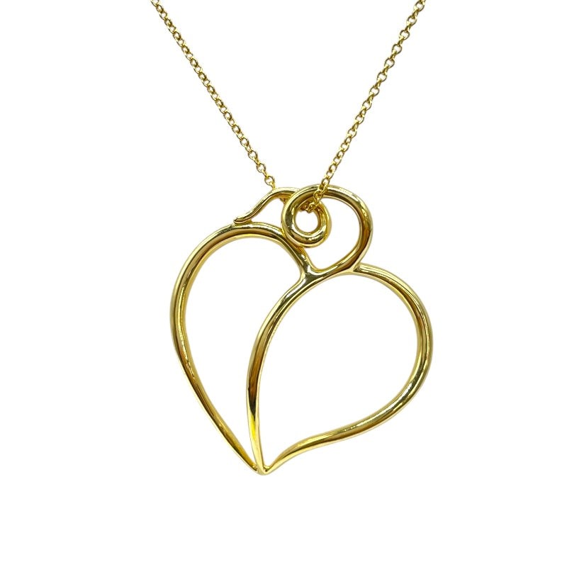 Tiffany & Co. Apple Leaf Heart Necklace Gold 18K 750