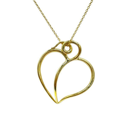 Tiffany & Co. Apple Leaf Heart Necklace Gold 18K 750