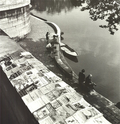 Louis Stettner Sue Les Quais " Offset Lithograph Photography