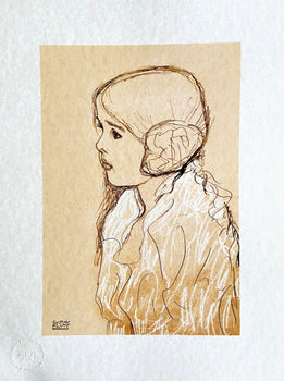 Gustav Klimt Lithograph Coa Hand Numbered Signed Op Limited