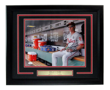 Chase Utley Autographed 11X14 Photo Philadelphia