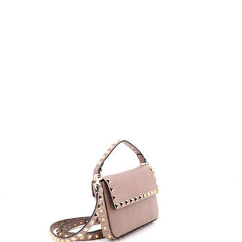 Valentino Garavani Rockstud Top Handle Crossbody Pouch Leather Mini