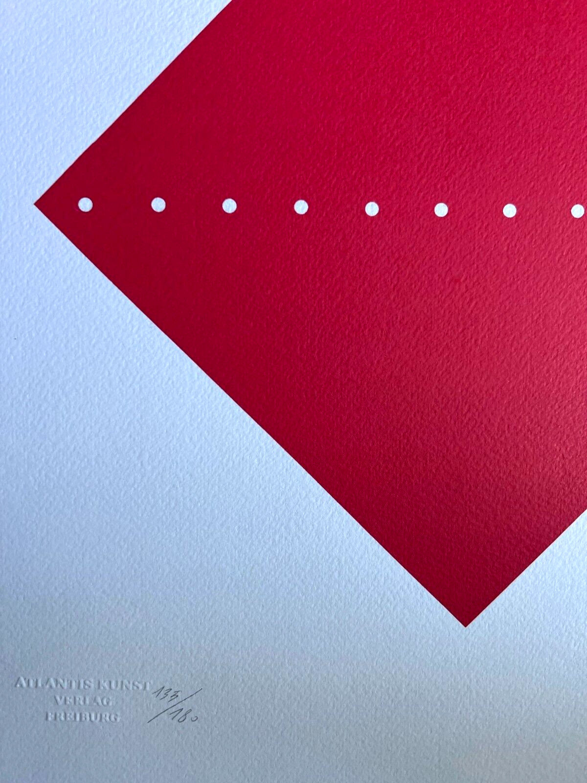 Lucio Fontana Lithograph Coa Signed In Pen