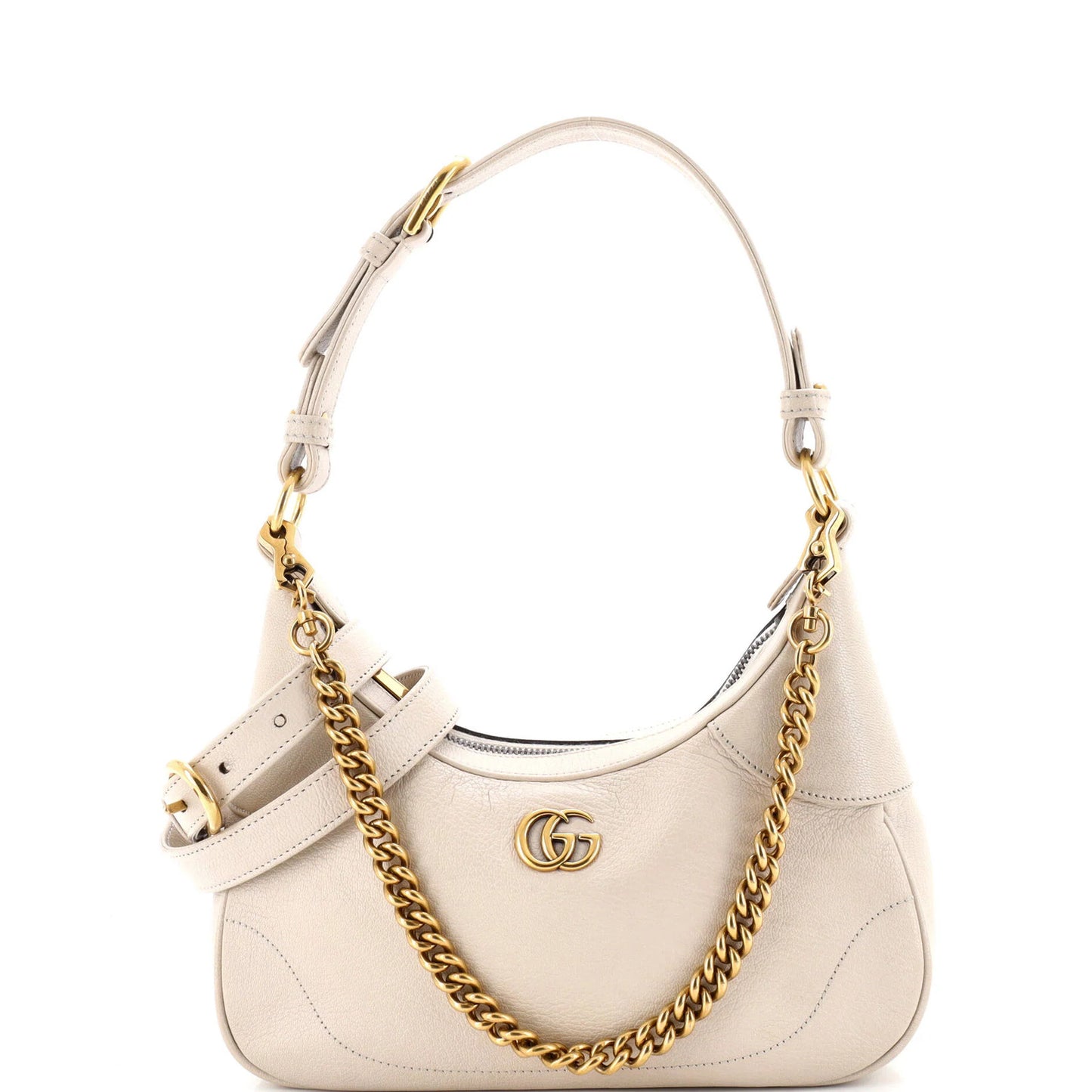 Gucci Aphrodite Zip Shoulder Bag Leather Small