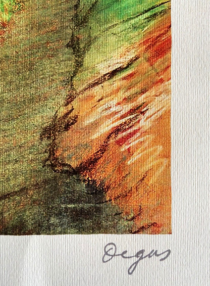 Edgar Degas Lithograph Coa Signed Op Numbered By Hand Crayon 180 Ex