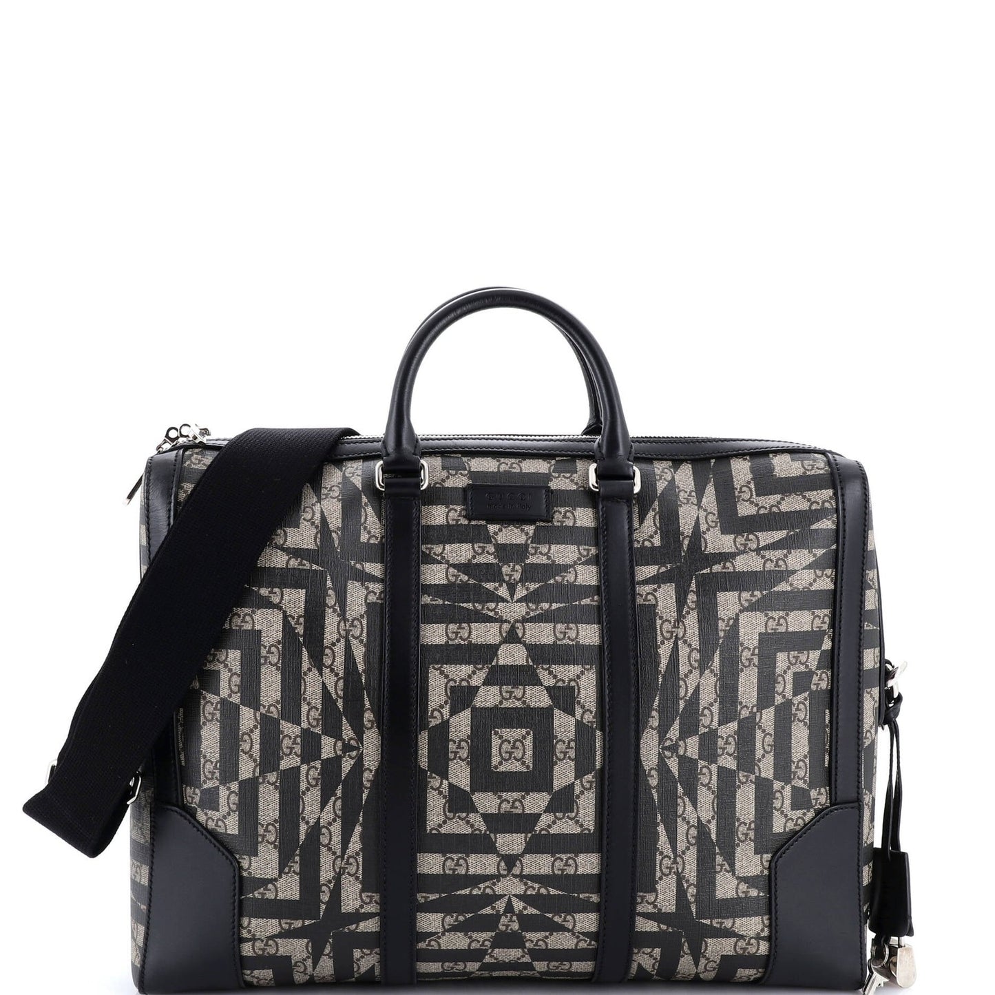 Gucci Eden Briefcase Caleido Gg Coated Canvas Large