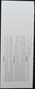 1969 Houston Astros World Series Game 3 Full Phantom Ticket Rare Nmmt 156001
