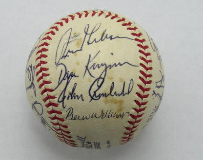 1972 Giants Team Signed By 23 Onl Baseball