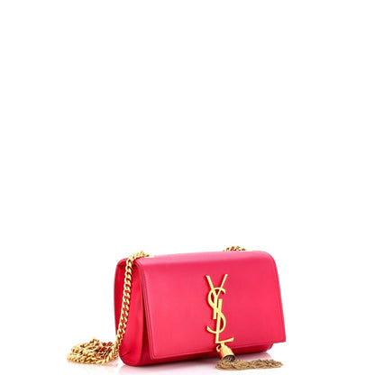 Saint Laurent Classic Monogram Tassel Crossbody Bag Leather Small
