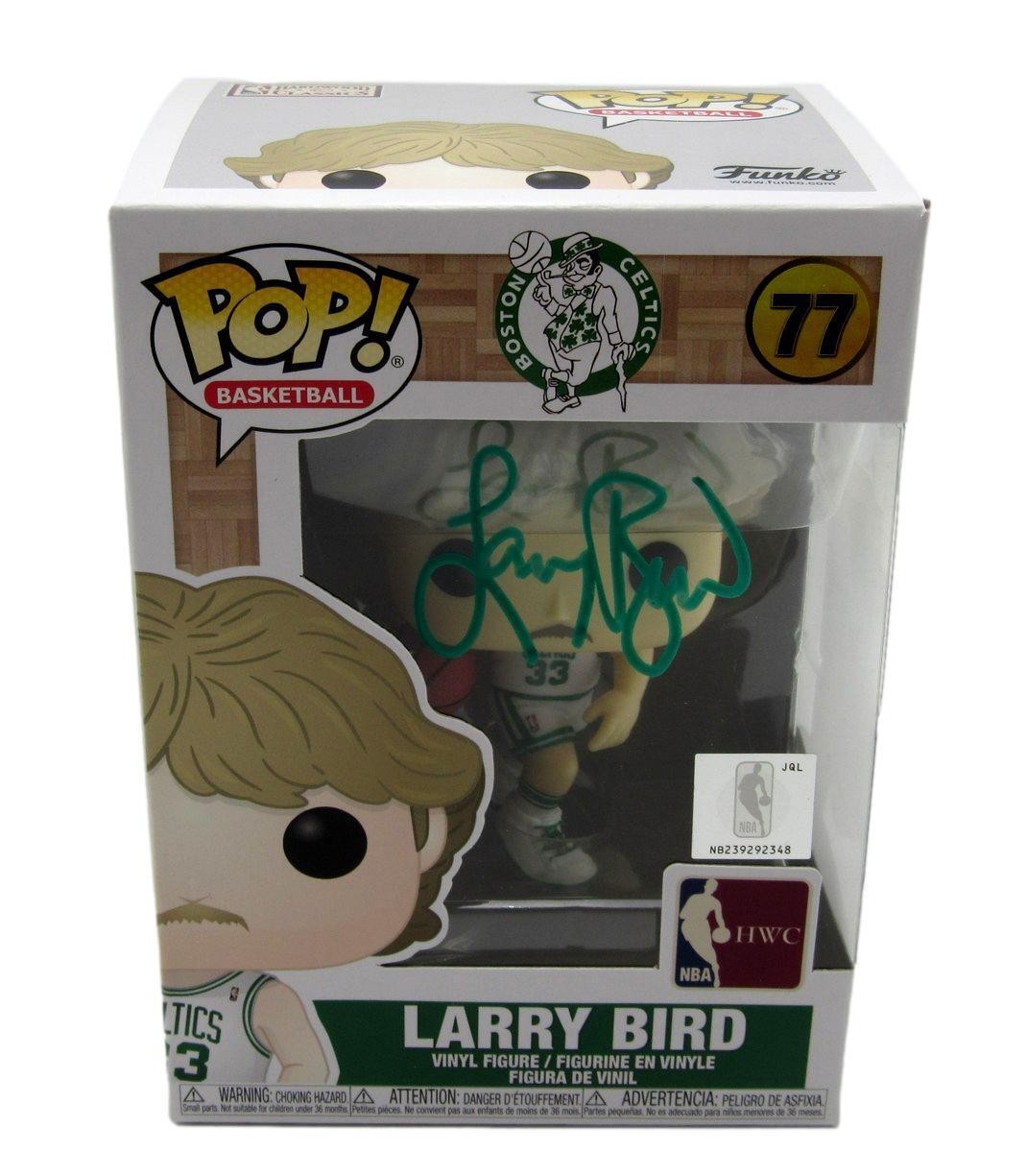 Larry Bird Hof Autographed Funko Pop! Figurine