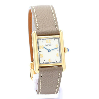 Cartier Must Tank Sm Vermeil W1008354
