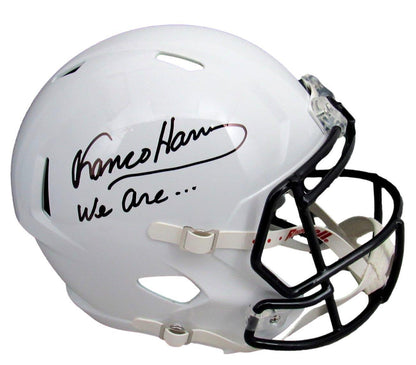 Franco Harris Signed/Inscr Psu Full Size Speed
