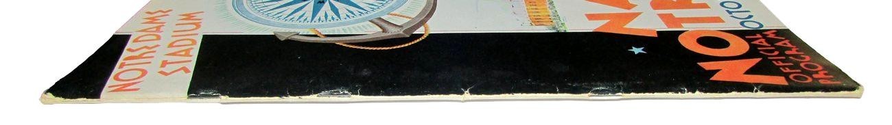 10/23/1937 Navy Vs. Notre Dame College Program 185799