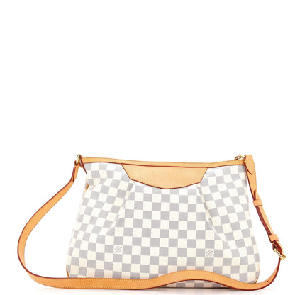Louis Vuitton Siracusa Handbag Damier Mm