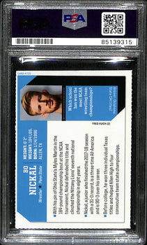 Bo Nickal Signed/Auto 2018 Si For Kids Rookie Card Wrestling Psa/Dna 183774