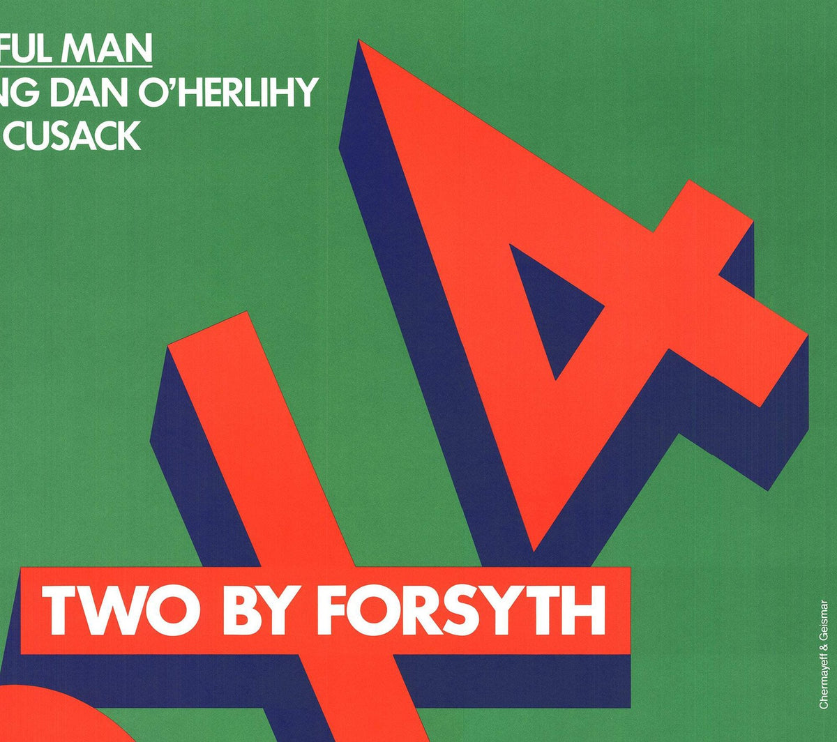 Two by Forsyth Lithograph Offset Contemporary 1984 46" x 30
