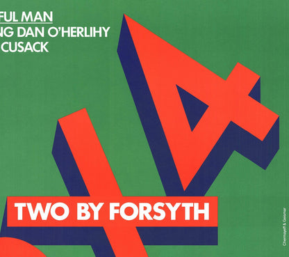 Two by Forsyth Lithograph Offset Contemporary 1984 46" x 30