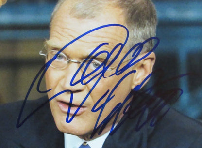 David Letterman Autographed 11X14 Photo Talk Show