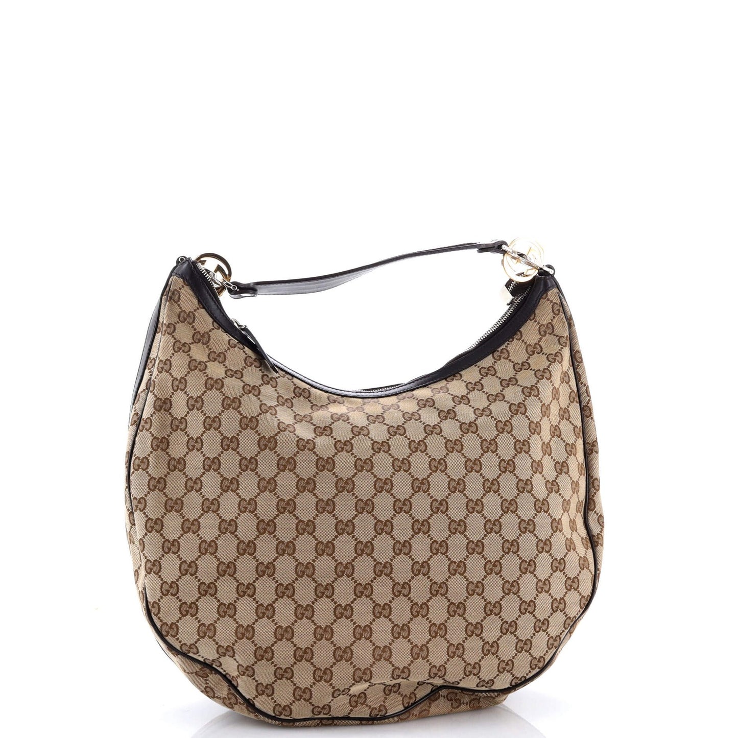 Gucci Twins Hobo Gg Canvas Medium