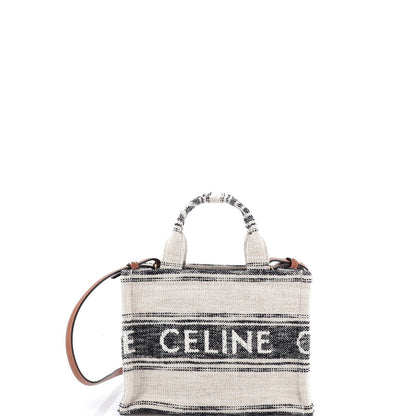 Celine Cabas Thais Tote Printed Canvas Small