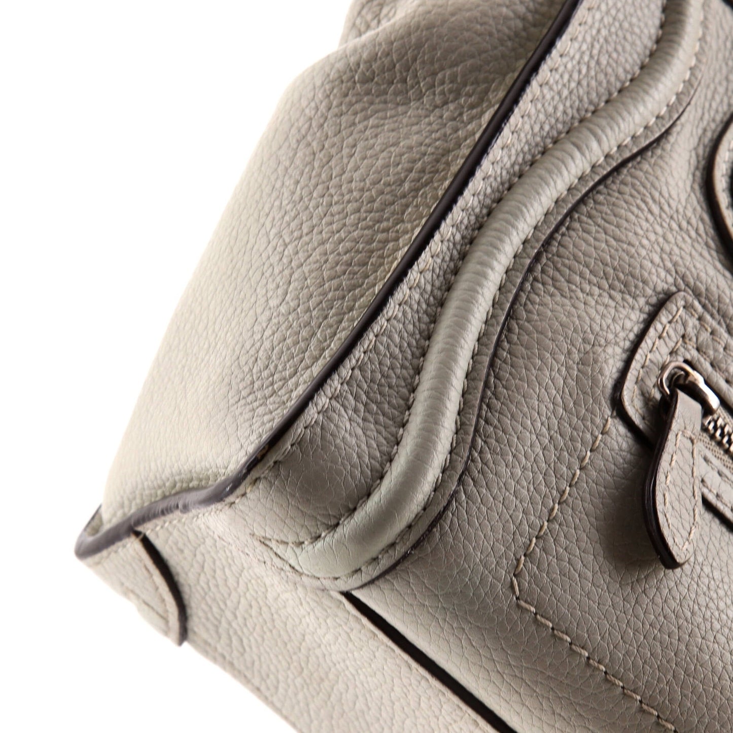 Celine Luggage Bag Grainy Leather Nano