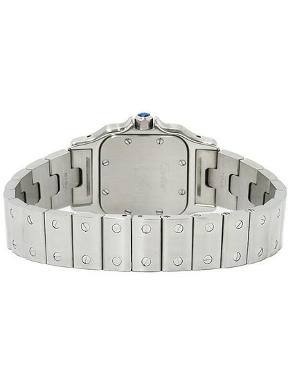 Cartier Santos Galve Sm W20056D6 White Ladies Used Watch #61123