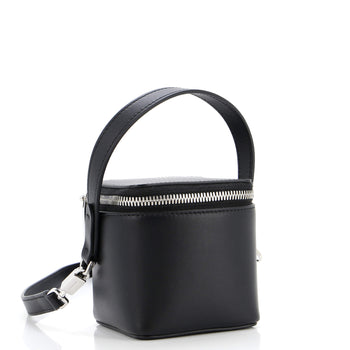 Salvatore Ferragamo Gancicni Top Handle Vanity Case Leather Micro
