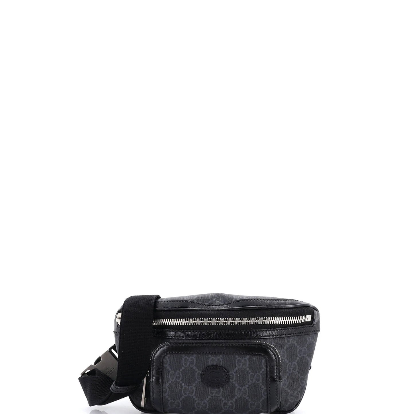 Gucci Interlocking G Patch Belt Bag Gg Coated Canvas