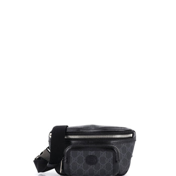 Gucci Interlocking G Patch Belt Bag Gg Coated Canvas