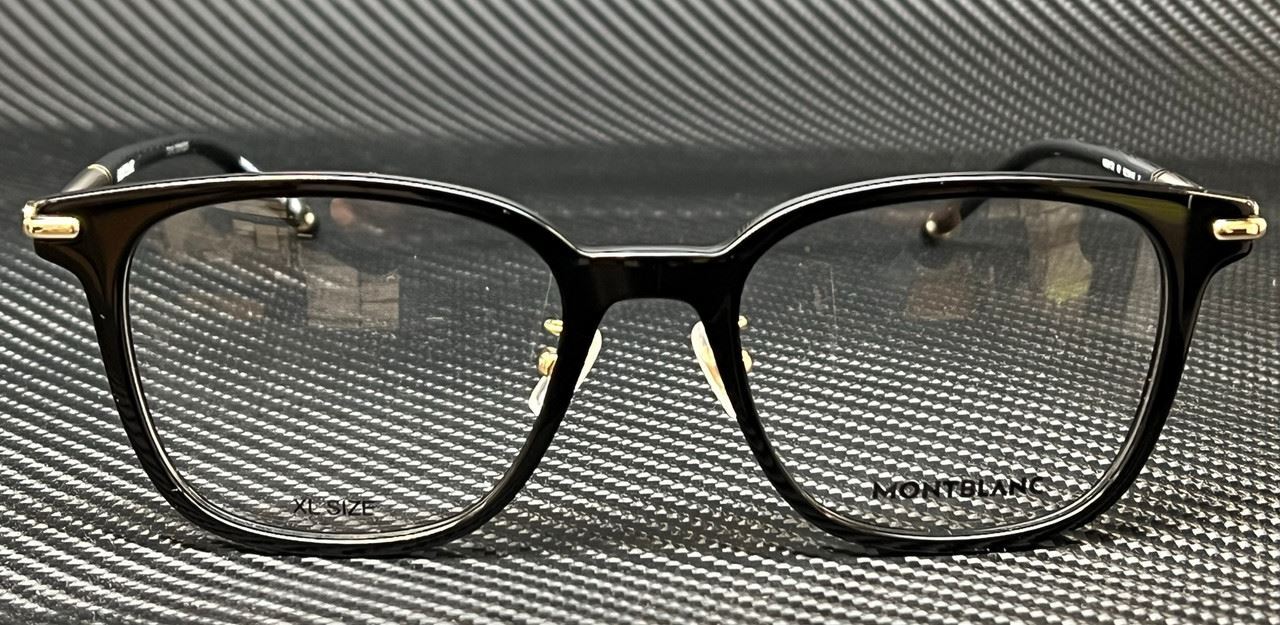 MONT BLANC MB0247OK 001 Black Gold Extra Large
