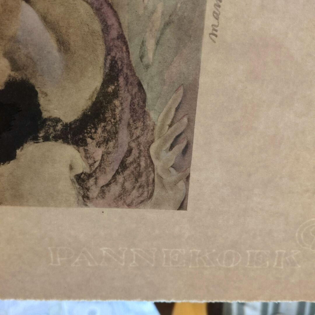 Mariette Lydis Signed Original Lithograph Les Fleurs Du Mal