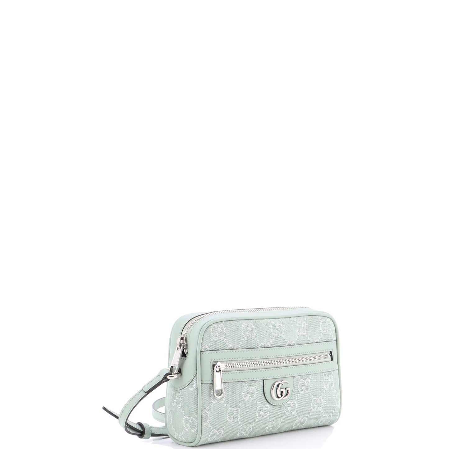 Gucci Ophidia Shoulder Bag Nm Gg Denim And Leather Mini