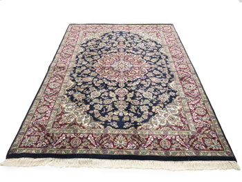 Handmade Oriental Rug Classic Floral Design Home