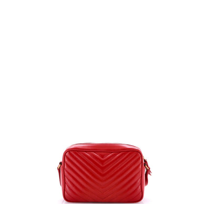 Saint Laurent Lou Camera Bag Matelasse Chevron Leather Small