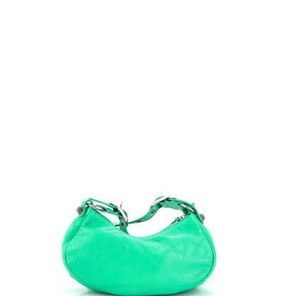 Balenciaga Le Cagole Giant Studs Shoulder Bag Leather Xs
