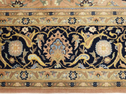 Traditional Floral Hand-Knotted Oriental Rug Wool Carpet 9X12 ft Home Decor