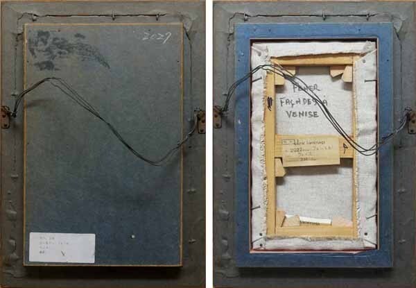 Georges Feher Venise Original Oil Painting On Canvas Galerie Tamenaga Hungary