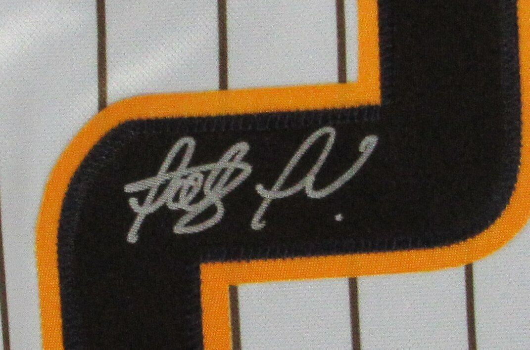 Fernando Tatis Jr. Signed Padres White Majestic Baseball Jersey XL JSA 164316