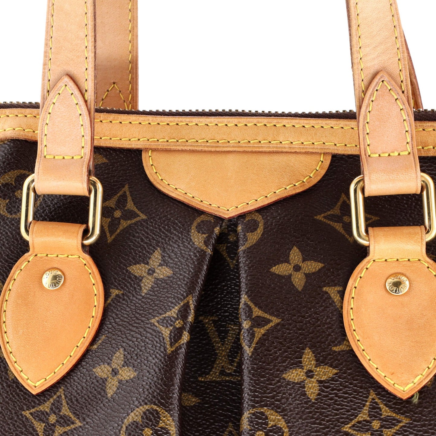 Louis Vuitton Palermo Handbag Monogram Canvas Pm