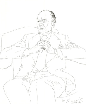 David Hockney Portrait Of Sir John Gielgud 