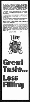 Paul Molitor Hit Streak 39 Games 8/25/1987 Indians Vs Brewers Full Ticket 187552