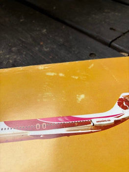 Vintage Hawaiian Airlines Poster Map Of Hawaii Islands 61X93Cm Travel Art (Wear)