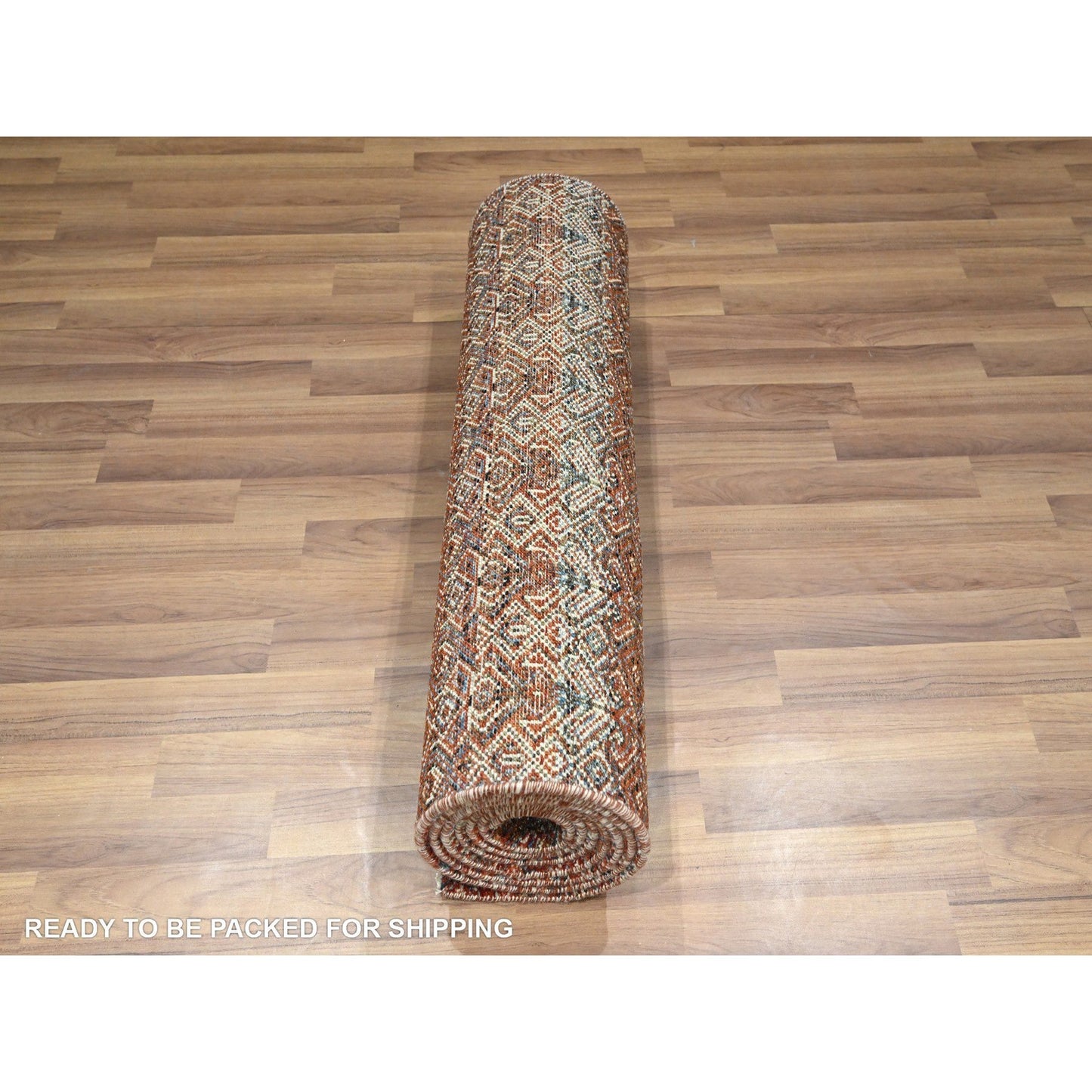 2'7"X10'2" Red Kohinoor Herat Pattern Soft Wool Hand Knotted Runner Rug