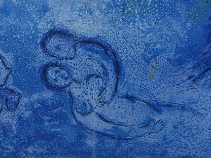 Lithograph by Marc Chagall of spring from Daphnis et Chlo in 1961.