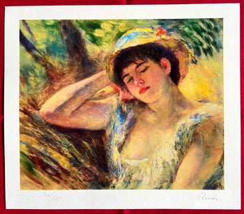 Pierre-Auguste Renoir Lithograph Coa Signed Numbered (Paul Czanne Gauguin)