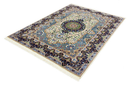 Hand-knotted classic floral medallion rug oriental bedroom carpet