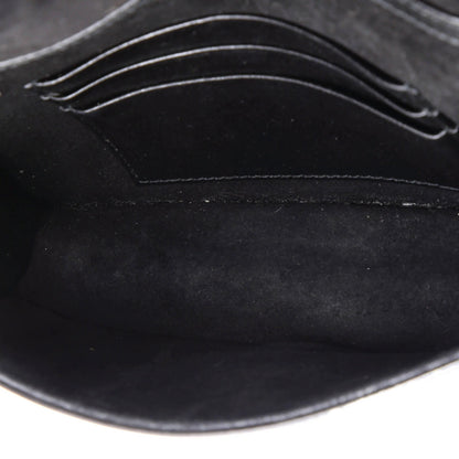 Christian Dior Diorama Chain Flap Clutch Studded Patent