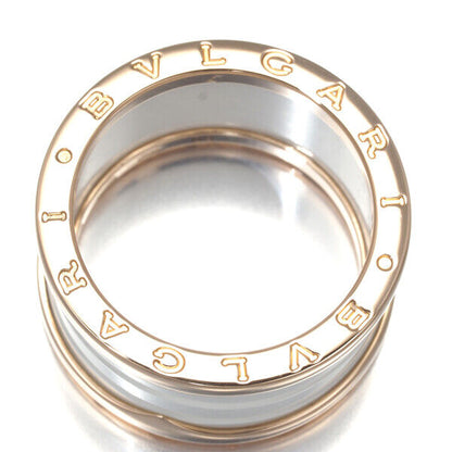 Bvlgari Ring B.Zero1 4-Band Eu60 18K 750 Rose Gold/Ceramic