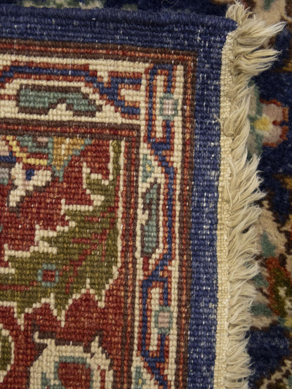 Hand-Knotted Wool Oriental Runner Rug Classic